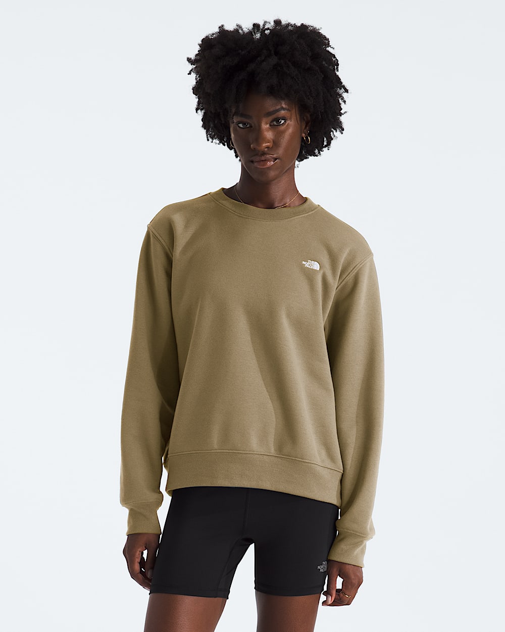 Womens TNF Essential Simple Dome Relaxed Crew TNF Main