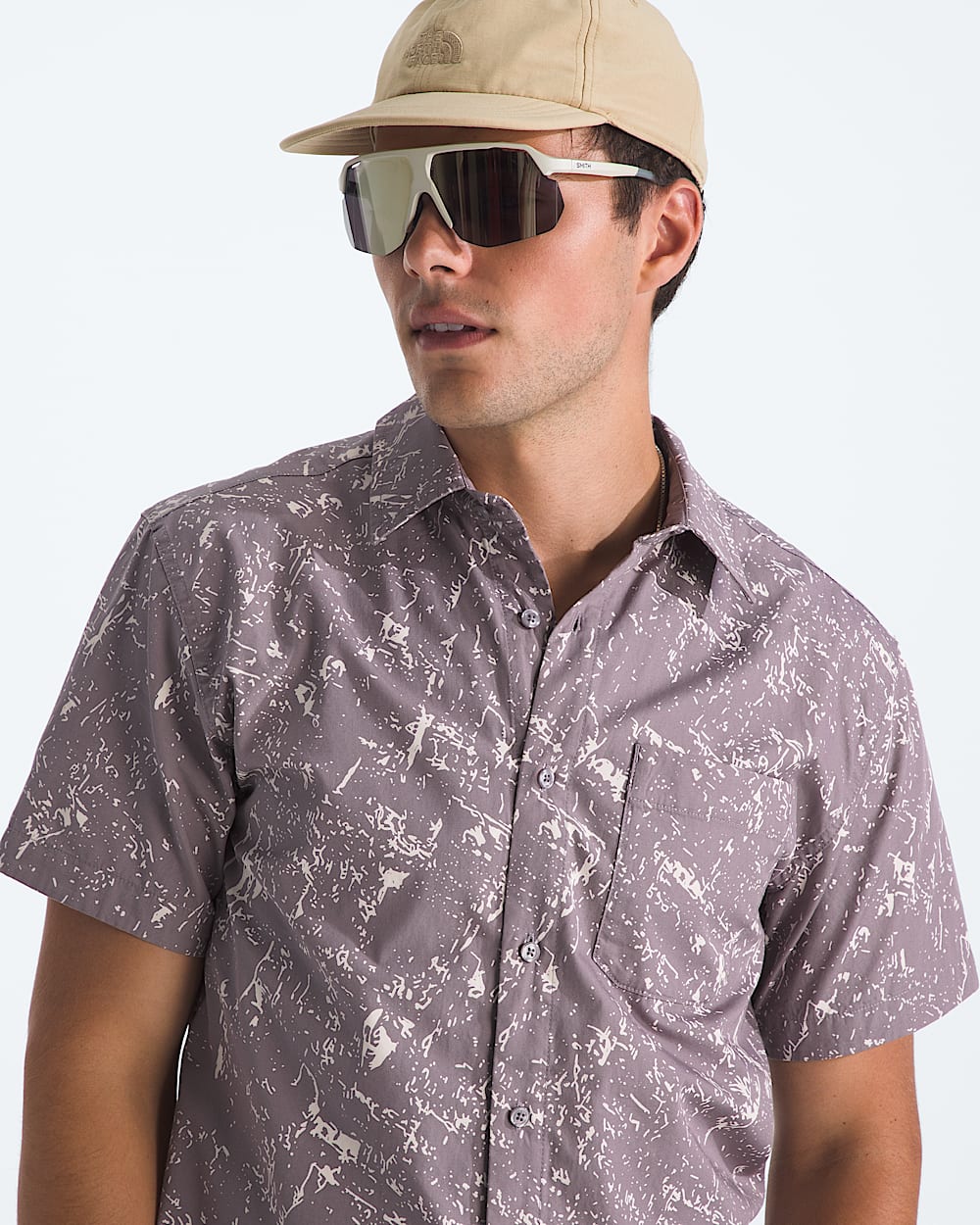Chemise  manches courtes  motif Baytrail pour hommes TNF HERO3