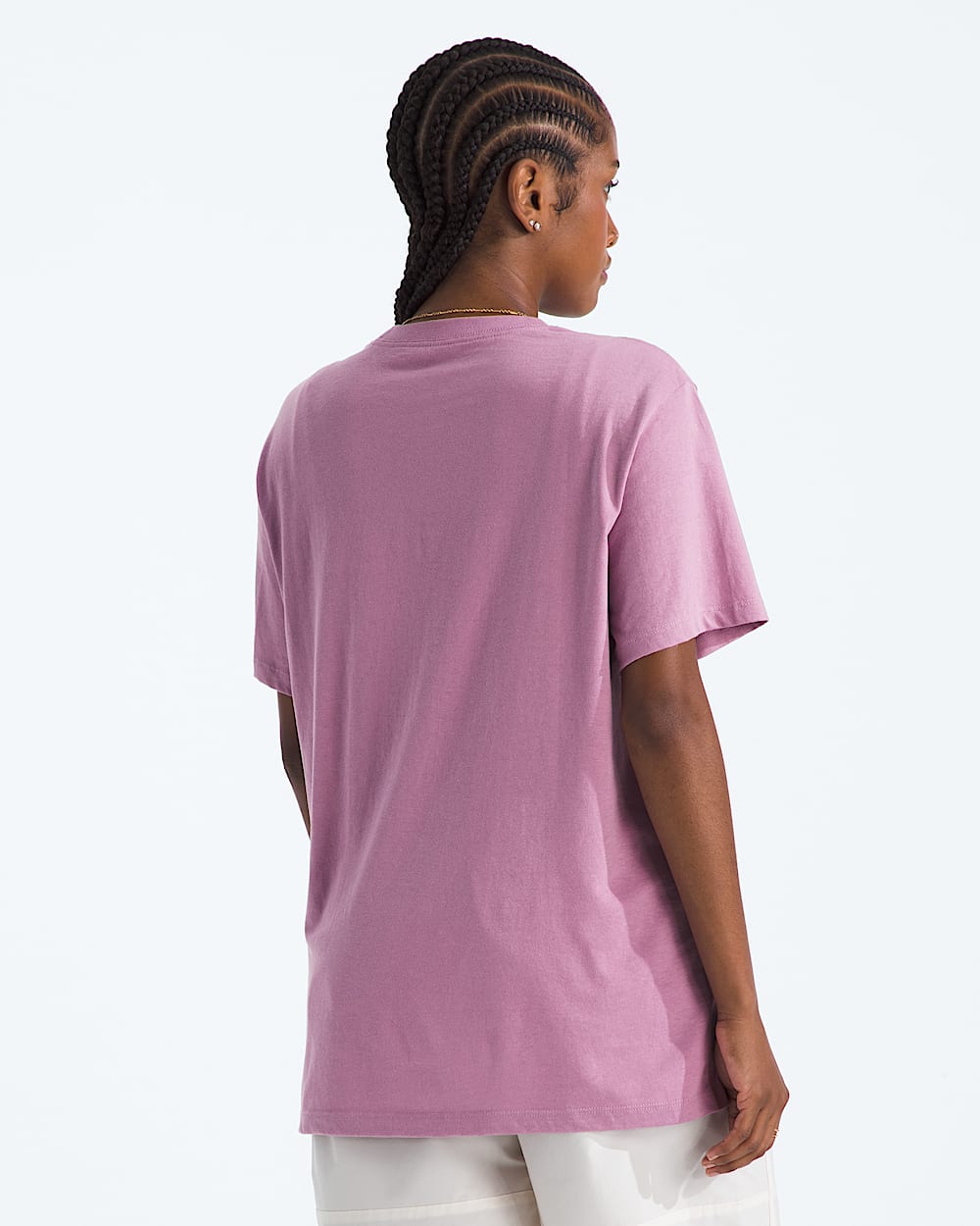 Womens Evolution Simple Dome Relaxed ShortSleeve Tee TNF BACK