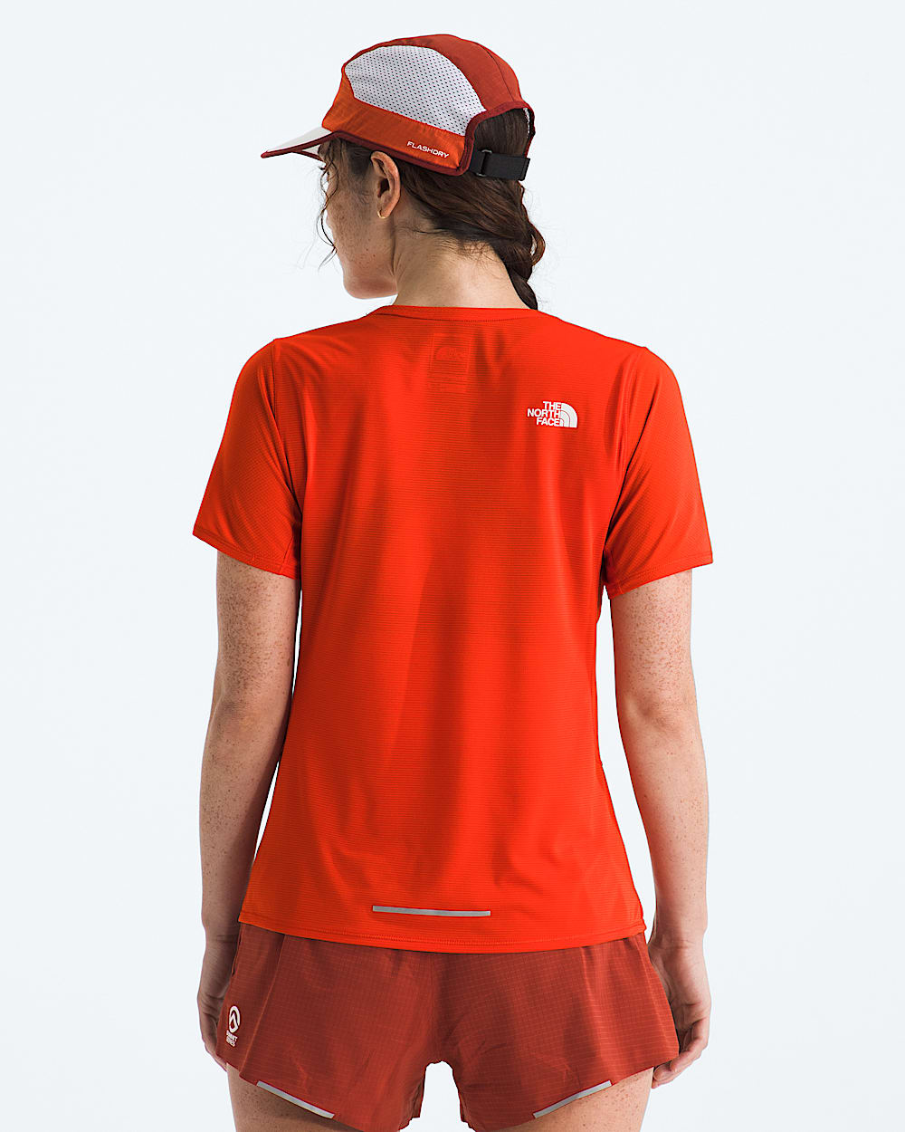 Womens Summit Series High Trail ShortSleeve TNF BACK