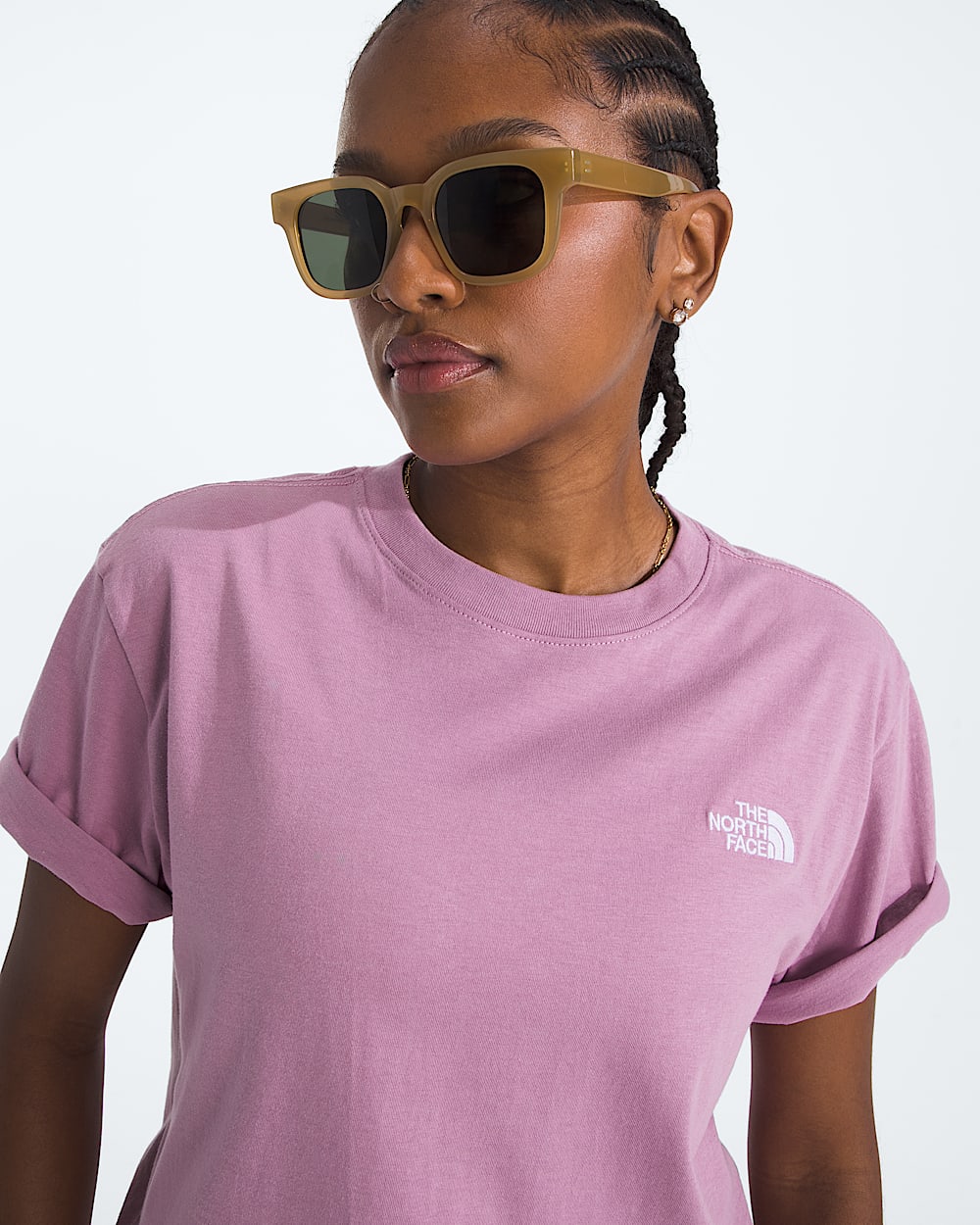 Womens Evolution Simple Dome Relaxed ShortSleeve Tee TNF HERO2