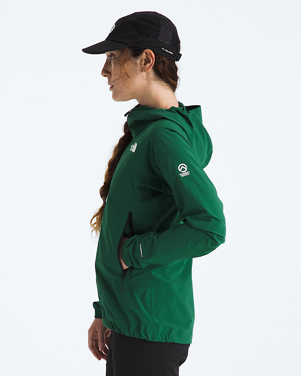 Womens Summit Series Off Width Jacket TNF MODEL34