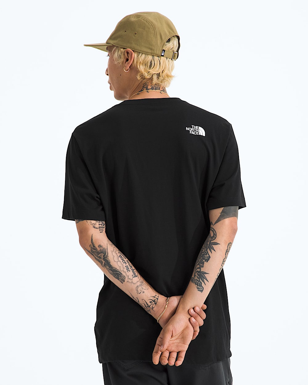 Mens Meadow Mist Regular ShortSleeve Tee TNF BACK