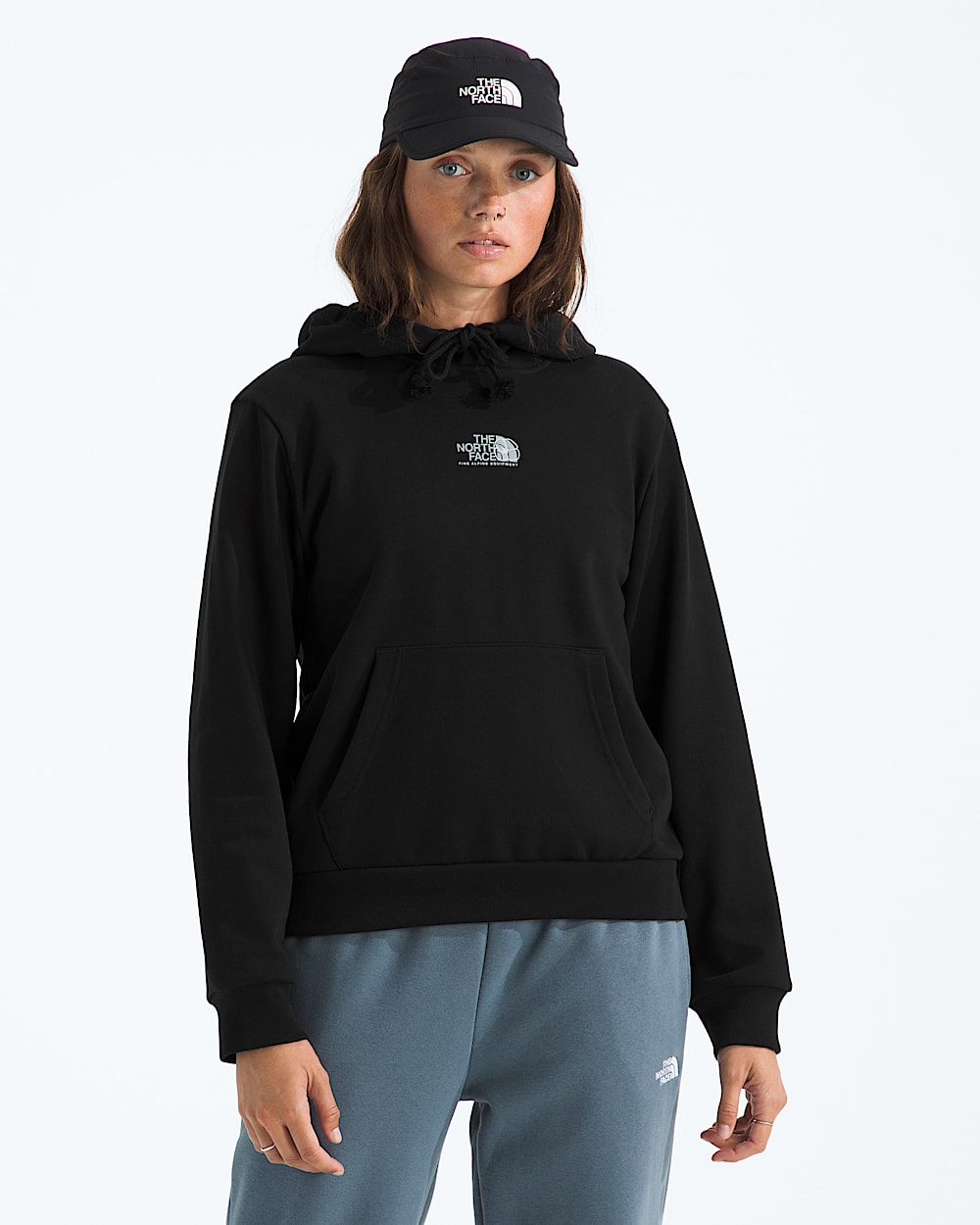 Womens Floral Alpine Regular Hoodie TNF HERO