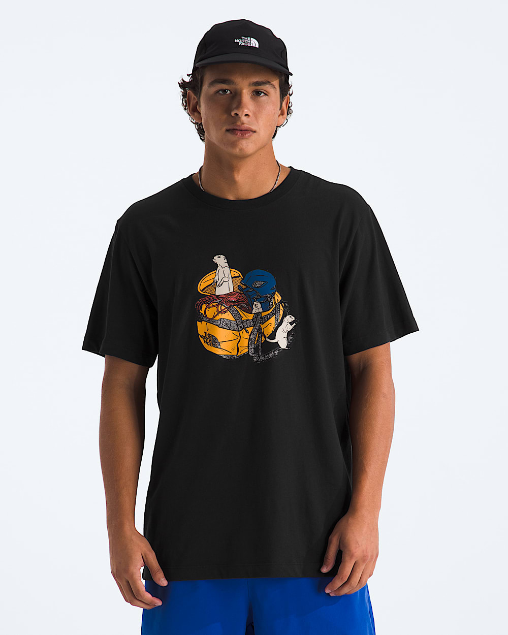 Mens Woodland Wanderer Regular ShortSleeve Tee TNF Main