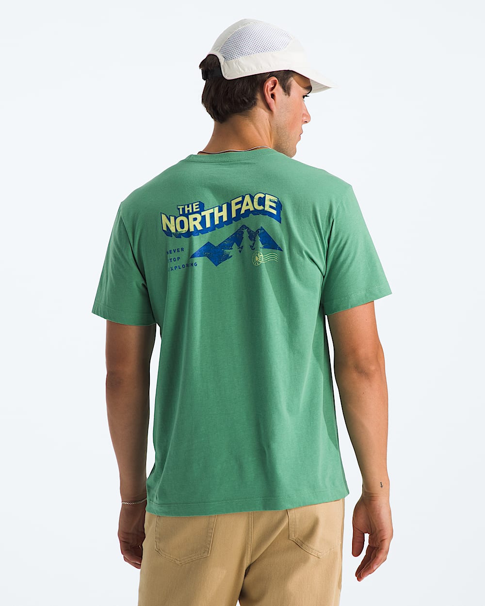 Mens Explore Postcard Regular ShortSleeve Tee TNF Main