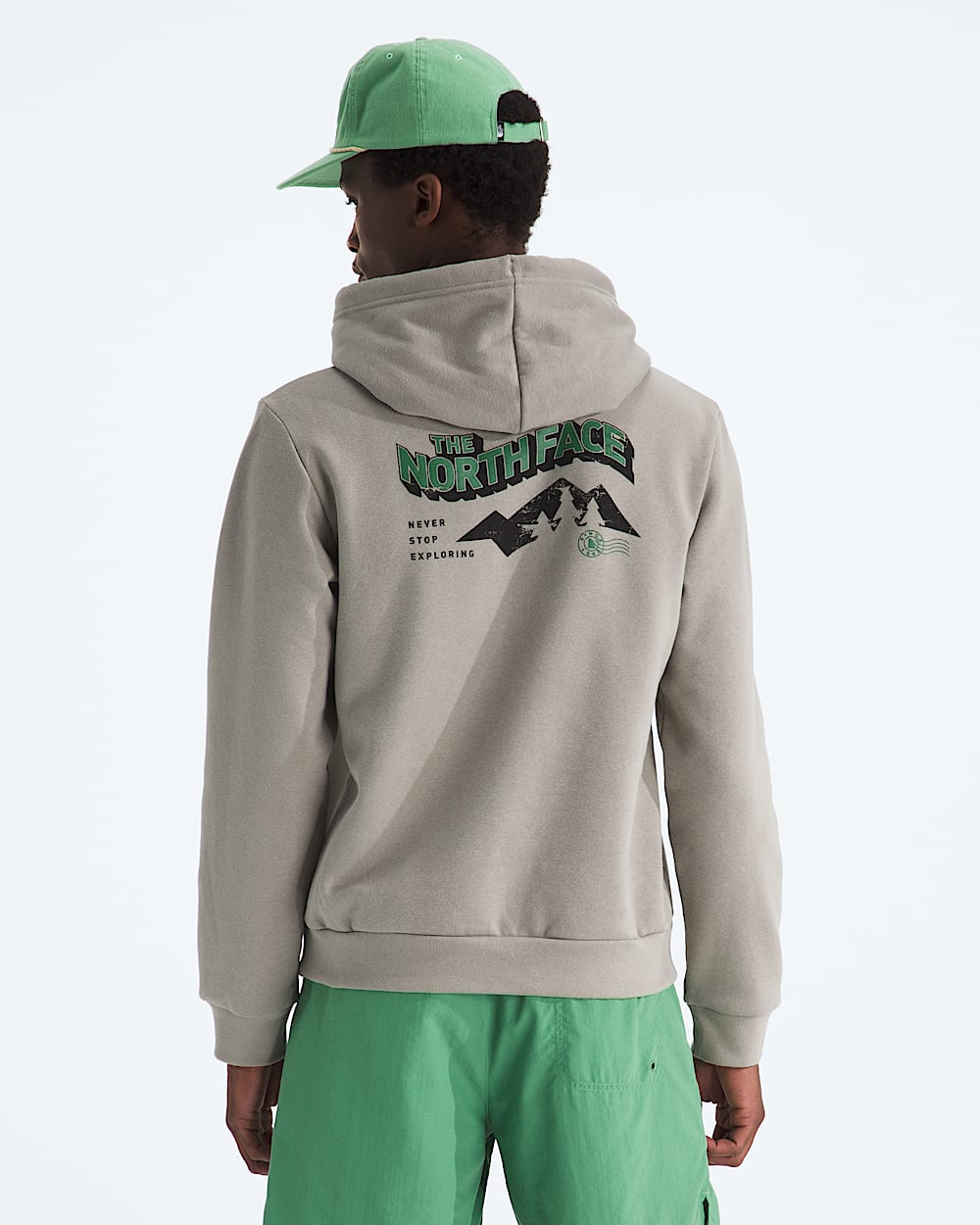 Mens Explore Postcard Regular Hoodie TNF Main