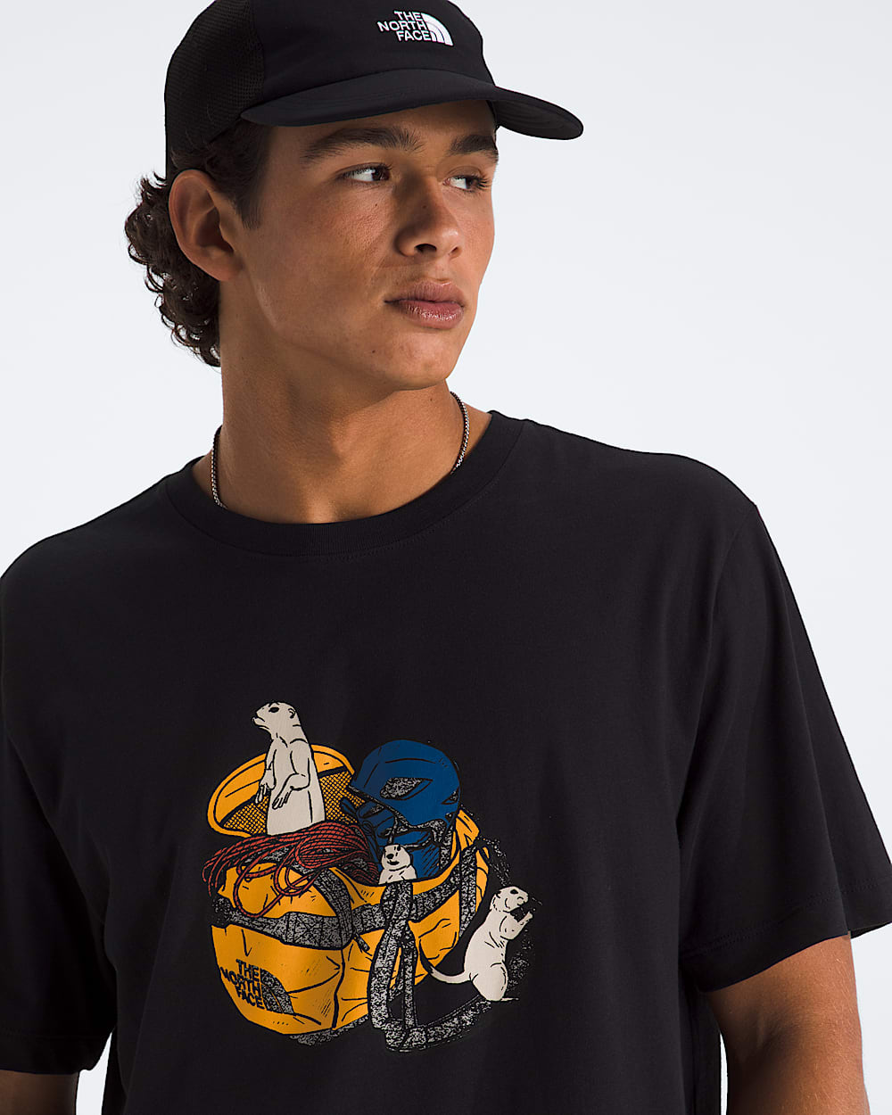 Mens Woodland Wanderer Regular ShortSleeve Tee TNF HERO2