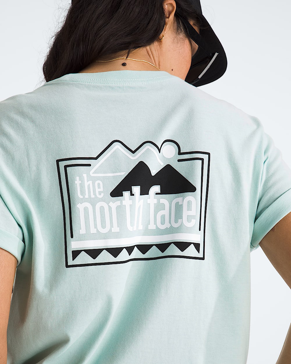 Womens Explore Pin Relaxed ShortSleeve Tee TNF HERO2