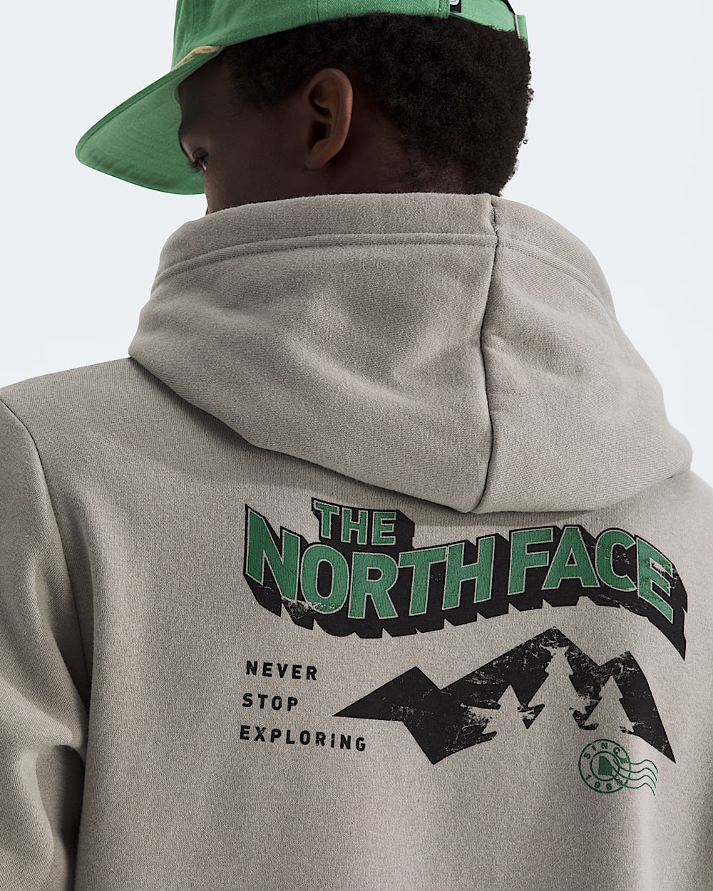 Mens Explore Postcard Regular Hoodie TNF HERO2