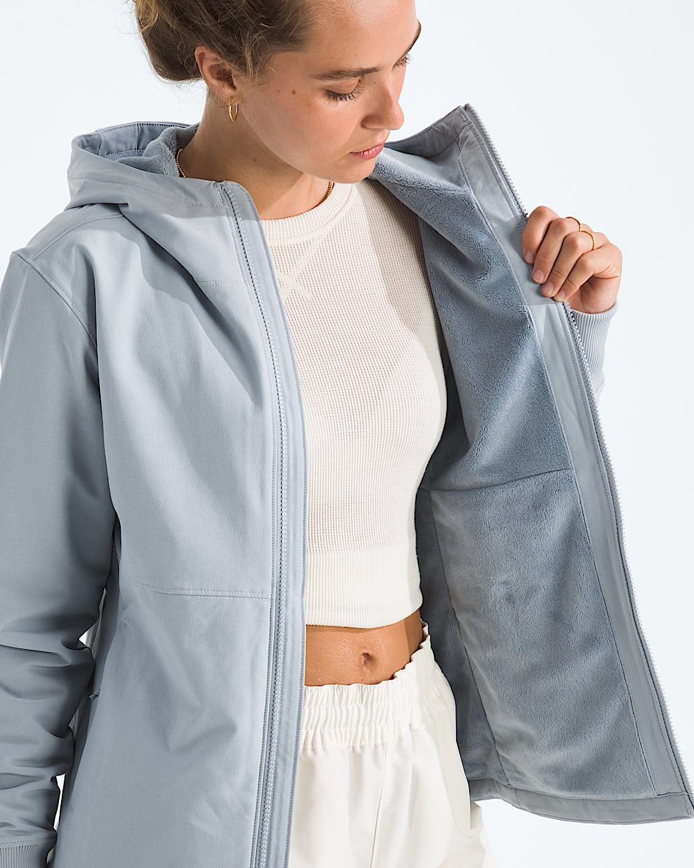 Womens Shelbe Raschel Hoodie TNF MODELINT