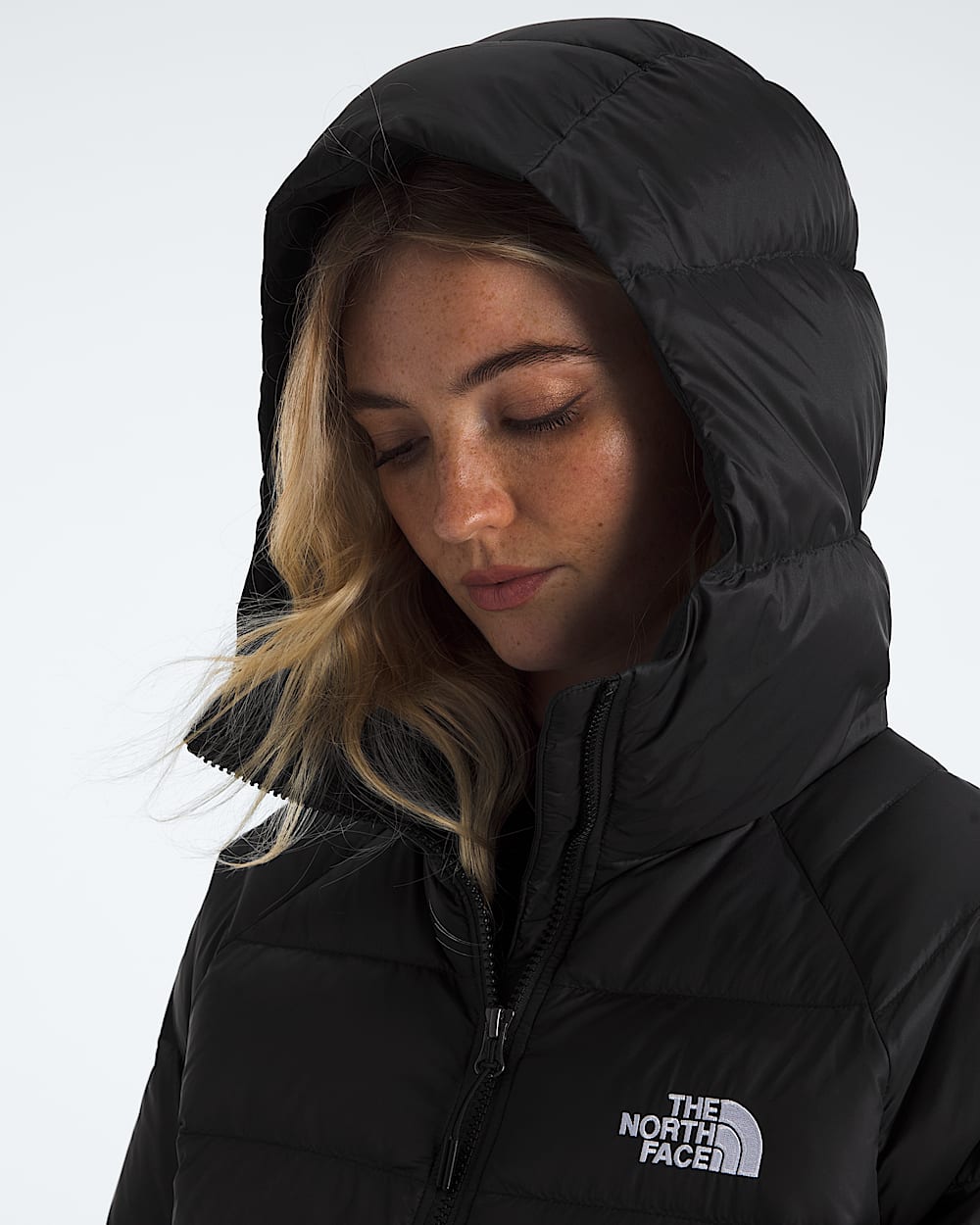 Womens Hydrenalite Down Hoodie TNF TNF Black MODELHOOD2