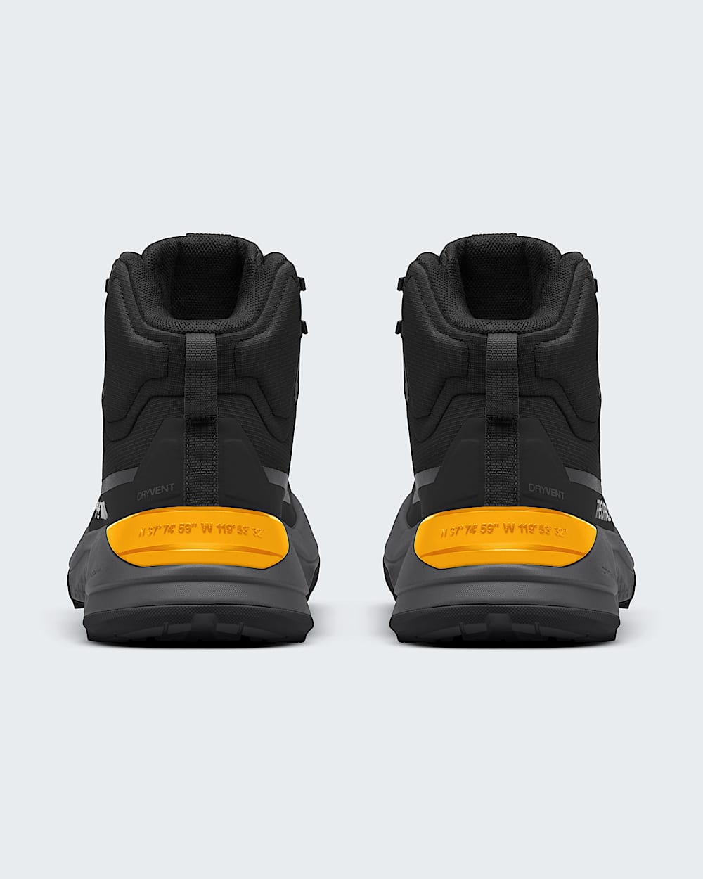 Mens Fastpack Mid Waterproof Boots TNF BACK