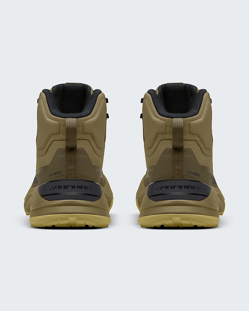 Mens Fastpack Mid WP TNF BACK