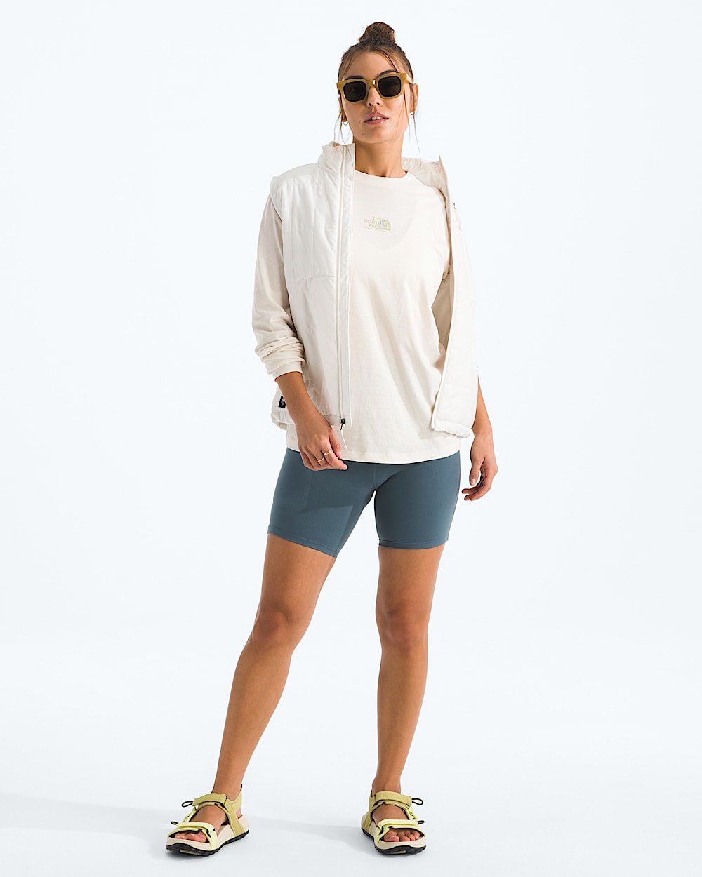 Womens Floral Alpine Relaxed LongSleeve Tee TNF HERO2