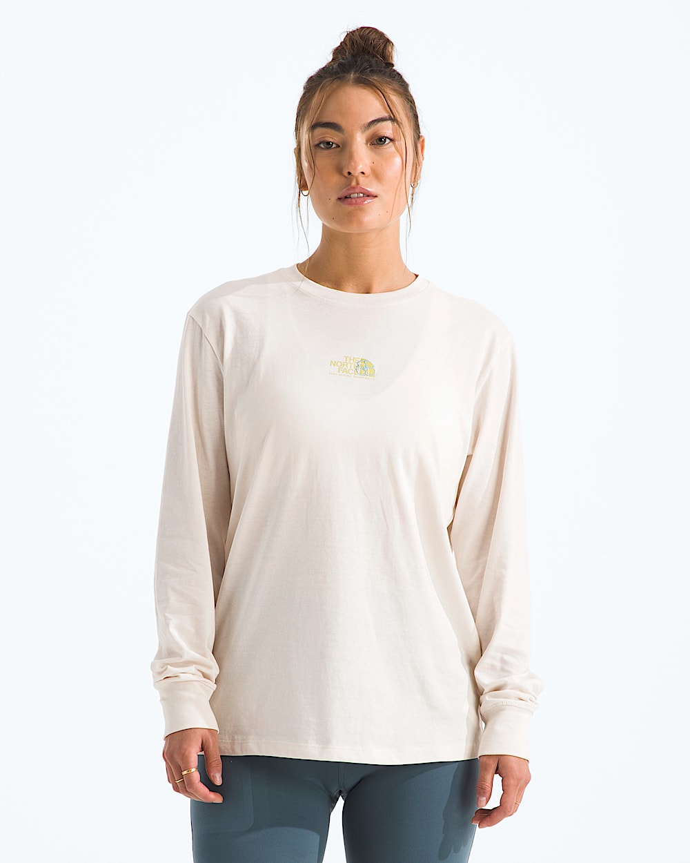 Womens Floral Alpine Relaxed LongSleeve Tee TNF Main