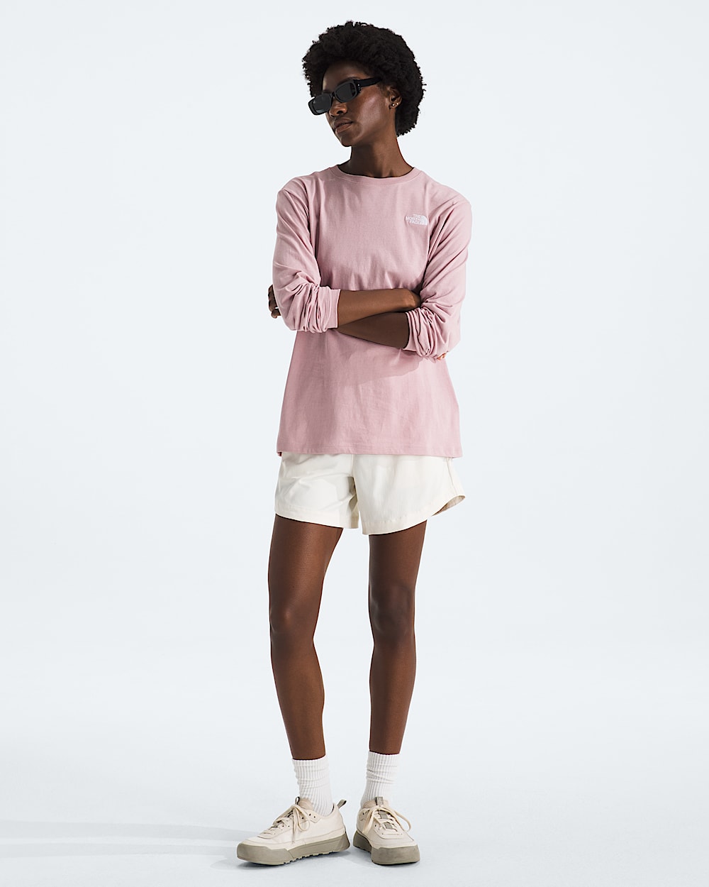 Womens Evolution Simple Dome LongSleeve Tee TNF HERO2