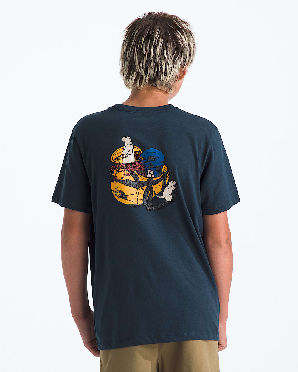 Boys  Girls Woodland Wanderer Regular ShortSleeve Tee TNF HERO2
