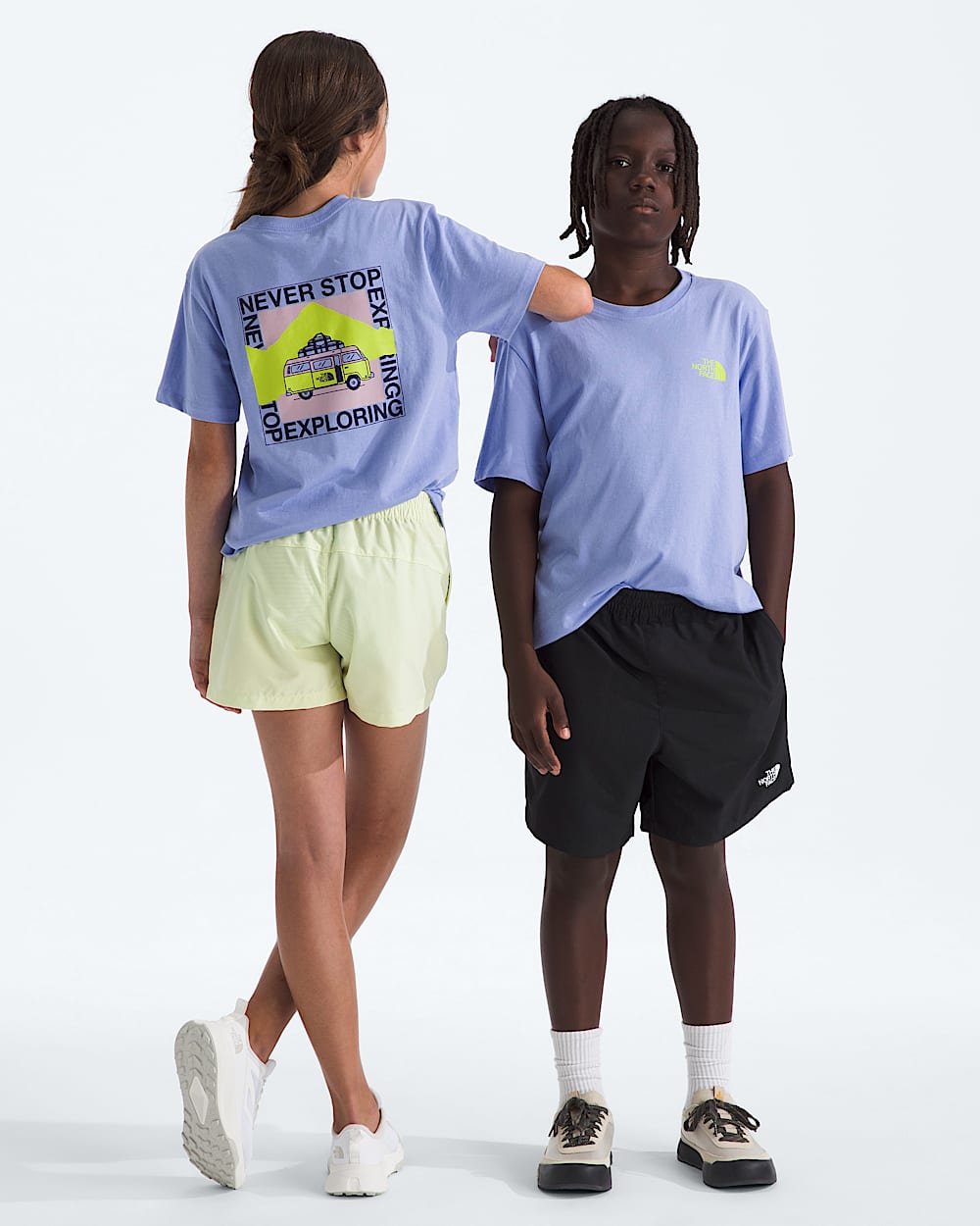 Boys  Girls Escape The City Regular ShortSleeve Tee TNF Main