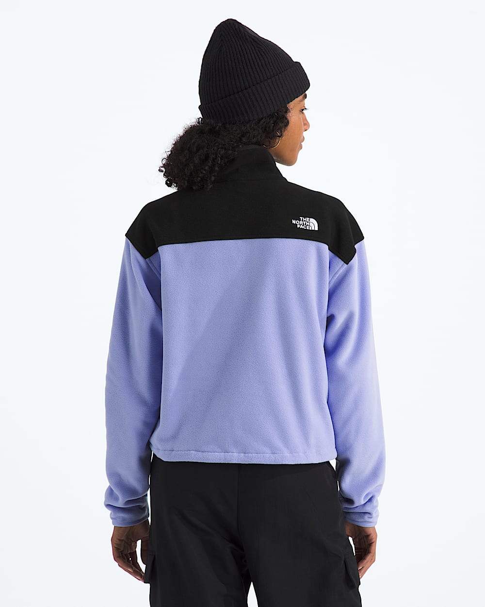 Manteau court Glacier  demiglissire en molleton pour femmes TNF BACK