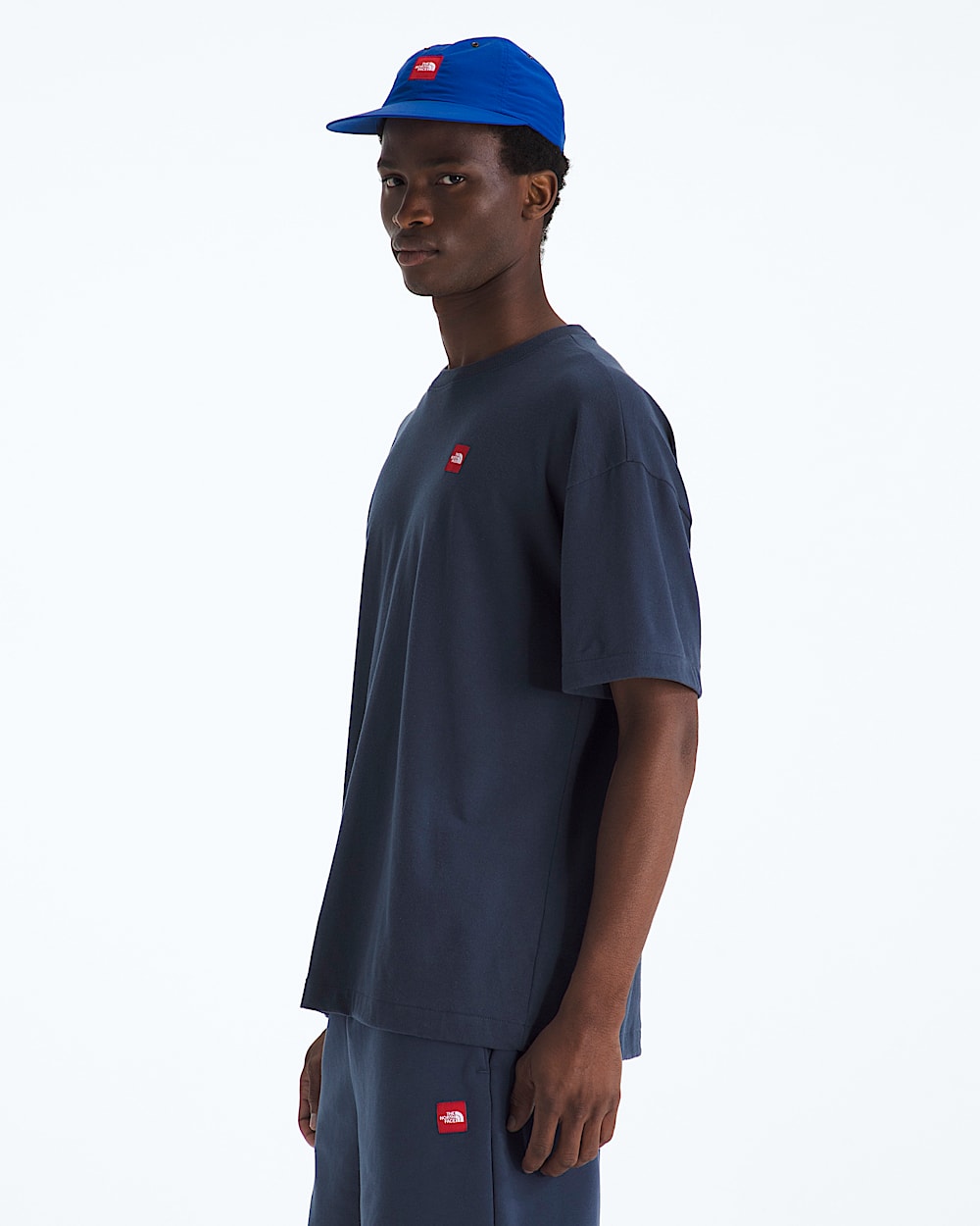Mens TNF Red Box ShortSleeve Tee TNF MODEL34