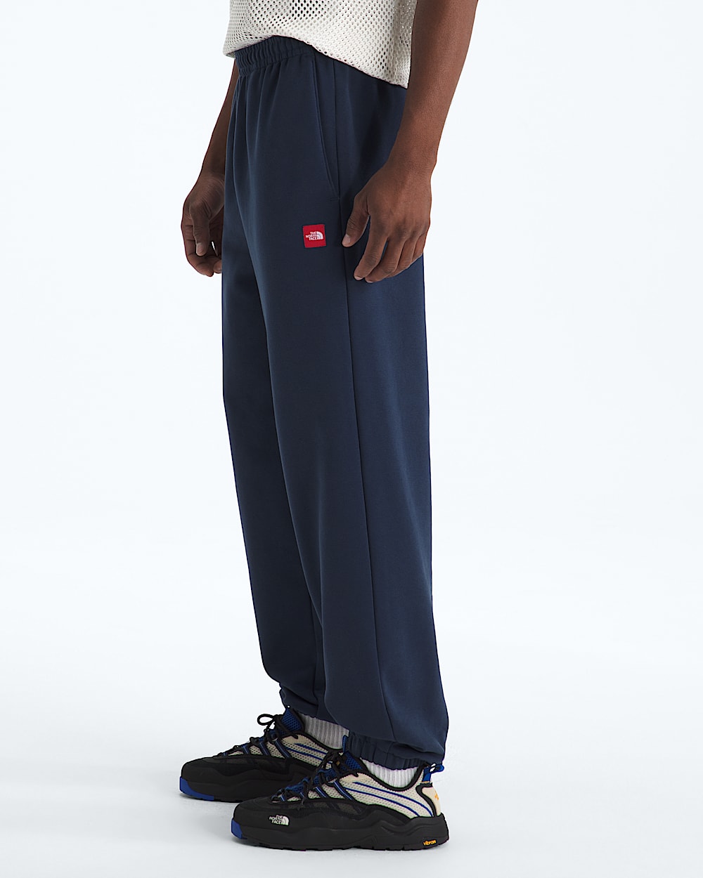 Mens TNF Red Box Sweatpants TNF MODEL34