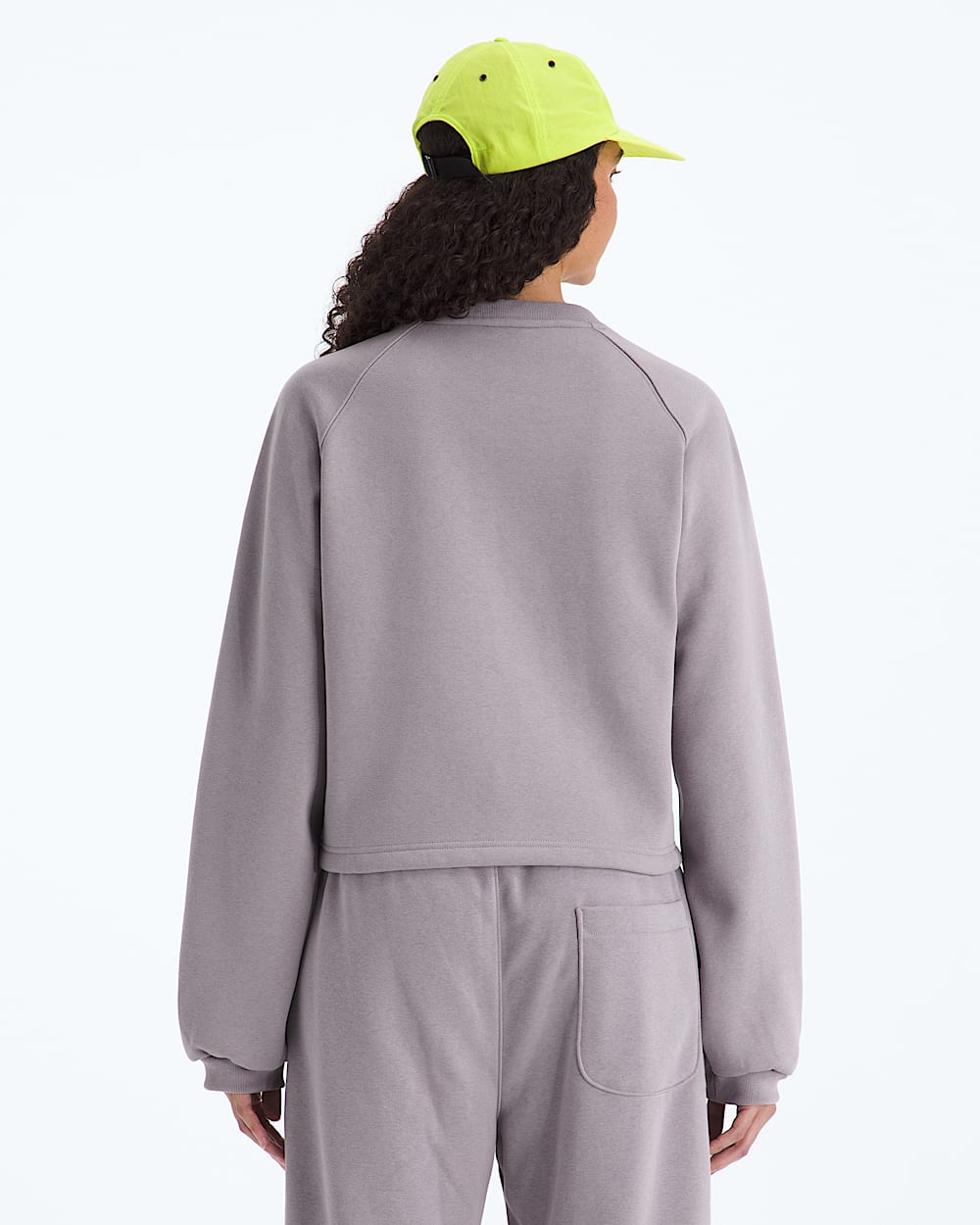 Womens TNF Red Box Crew TNF BACK