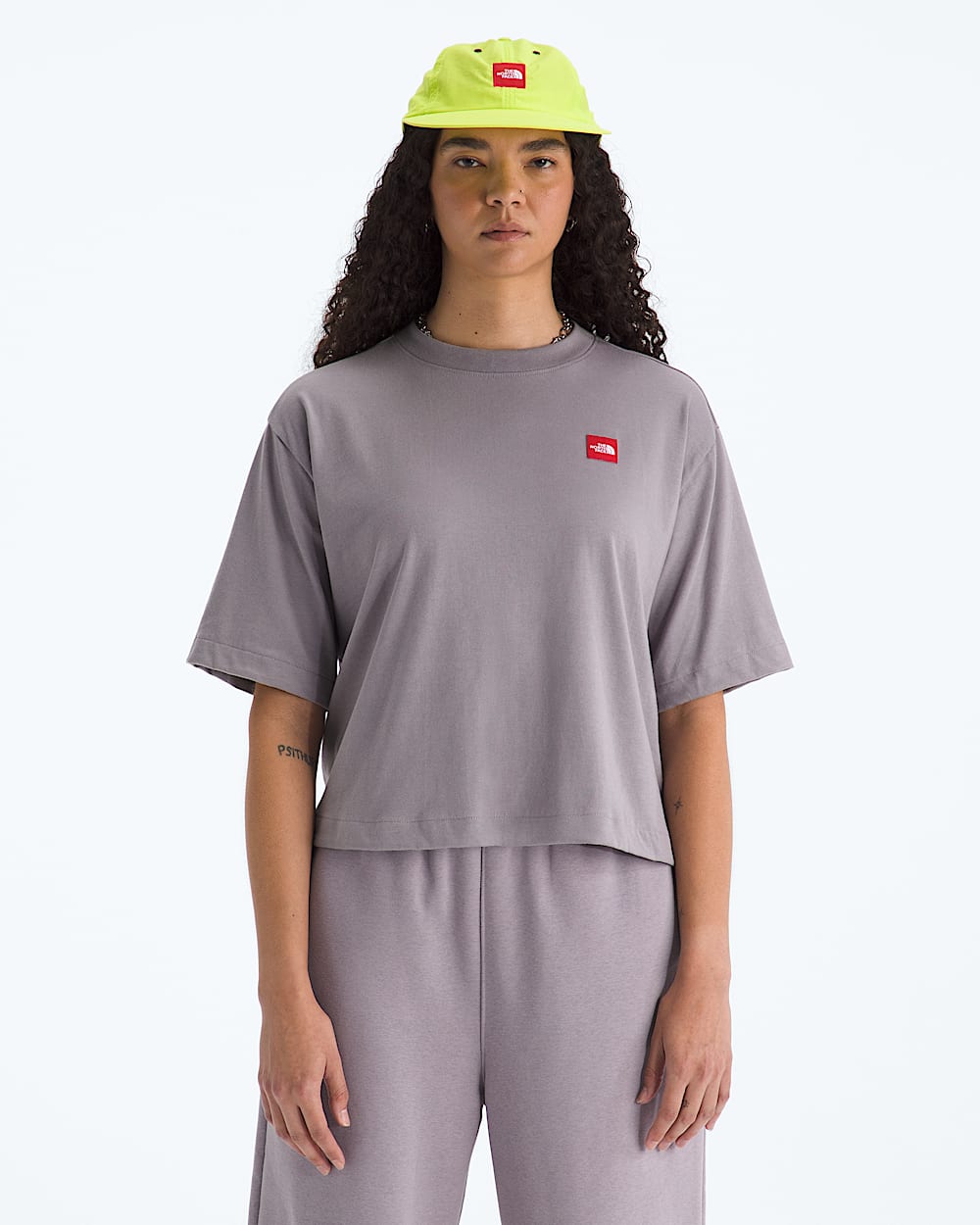 Womens TNF Red Box ShortSleeve Boxy Tee TNF HERO
