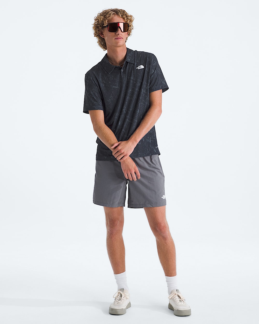 Mens Adventure PoloPrinted TNF HERO2