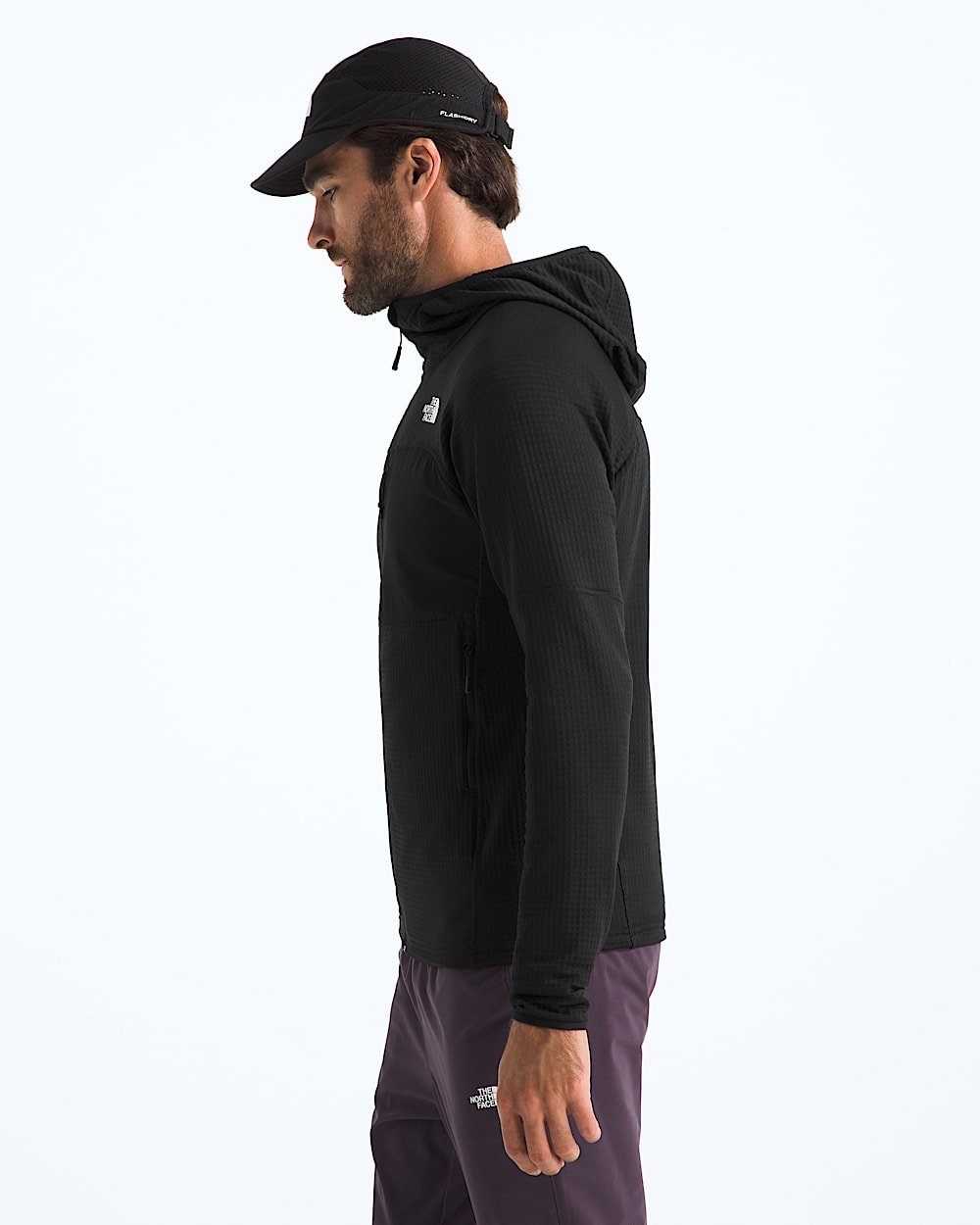 Mens Polartec Power Grid Stormgap Hoodie TNF MODEL34