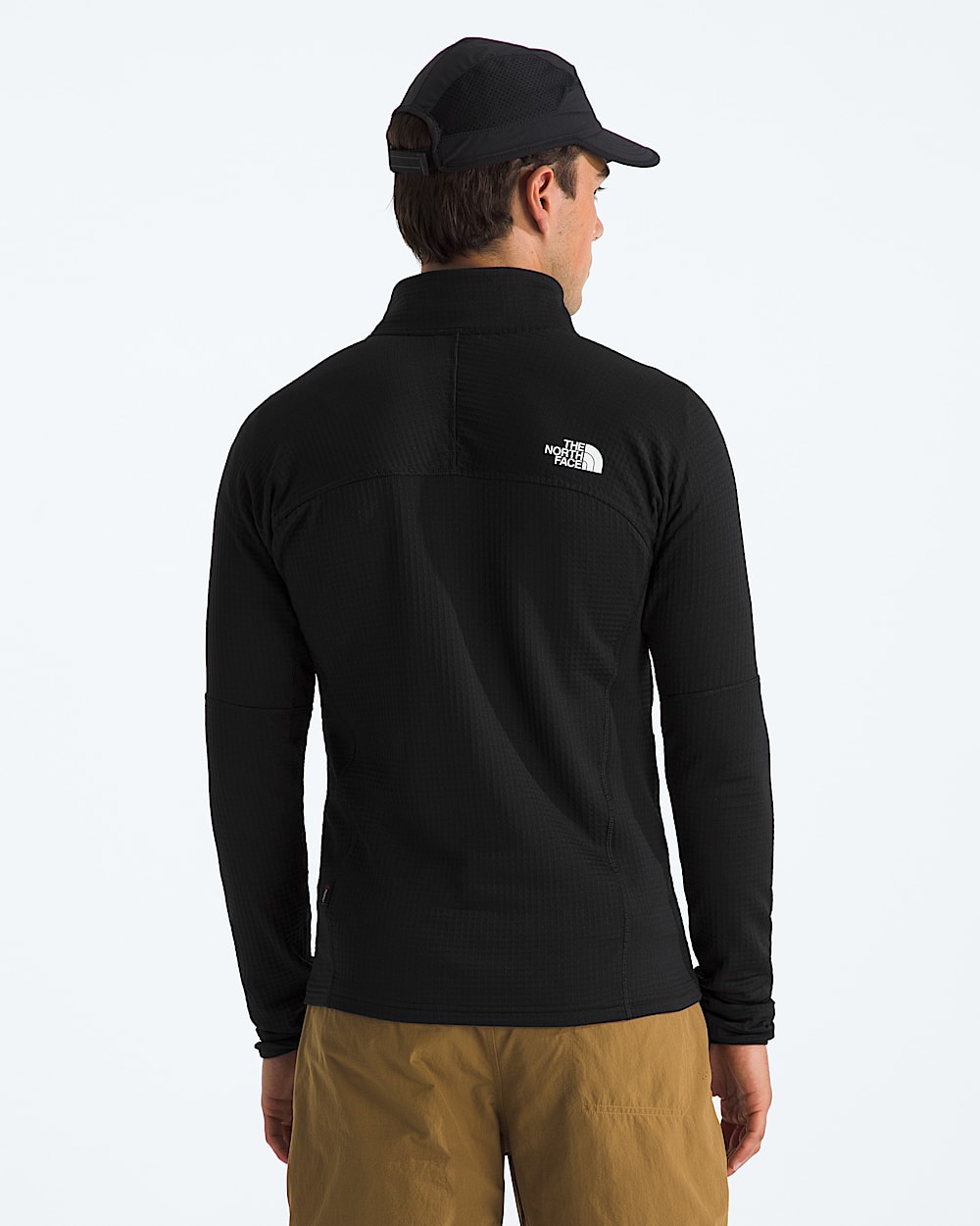 Mens Polartec Power Grid Stormgap Jacket TNF BACK