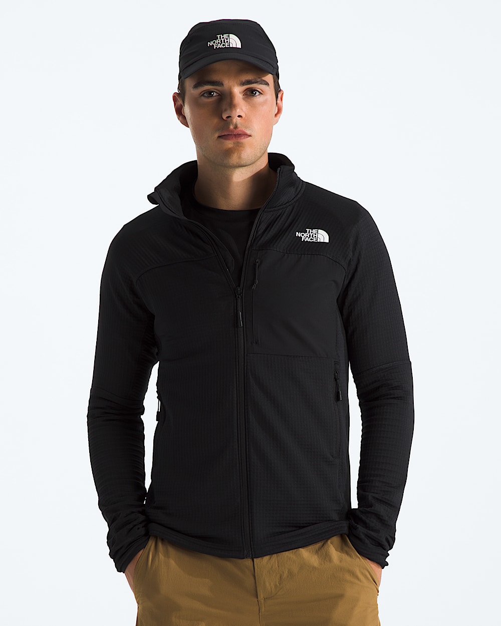 Mens Polartec Power Grid Stormgap Jacket TNF Main