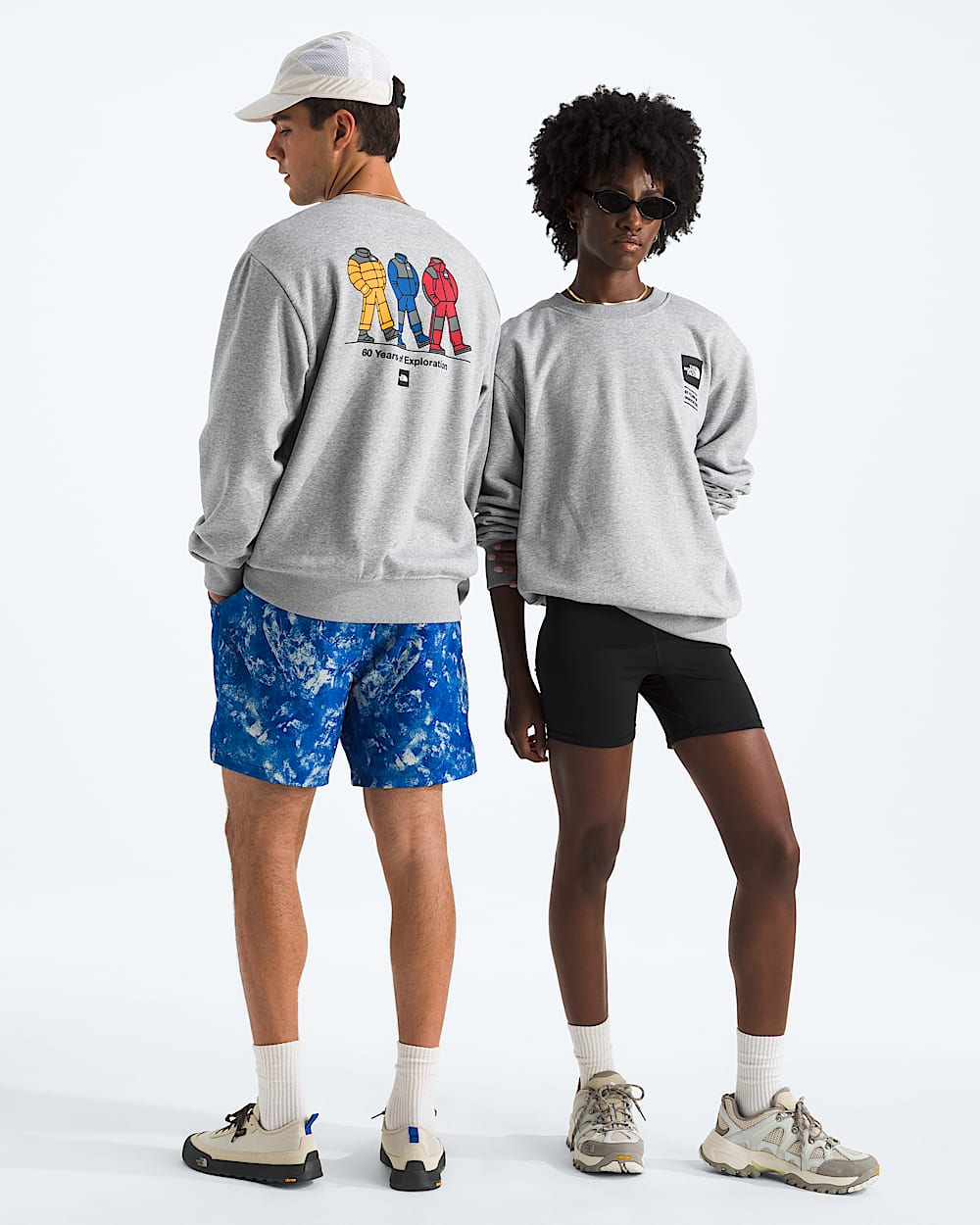 Unisex TNF Celebration Relaxed CrewGraphic TNF Main