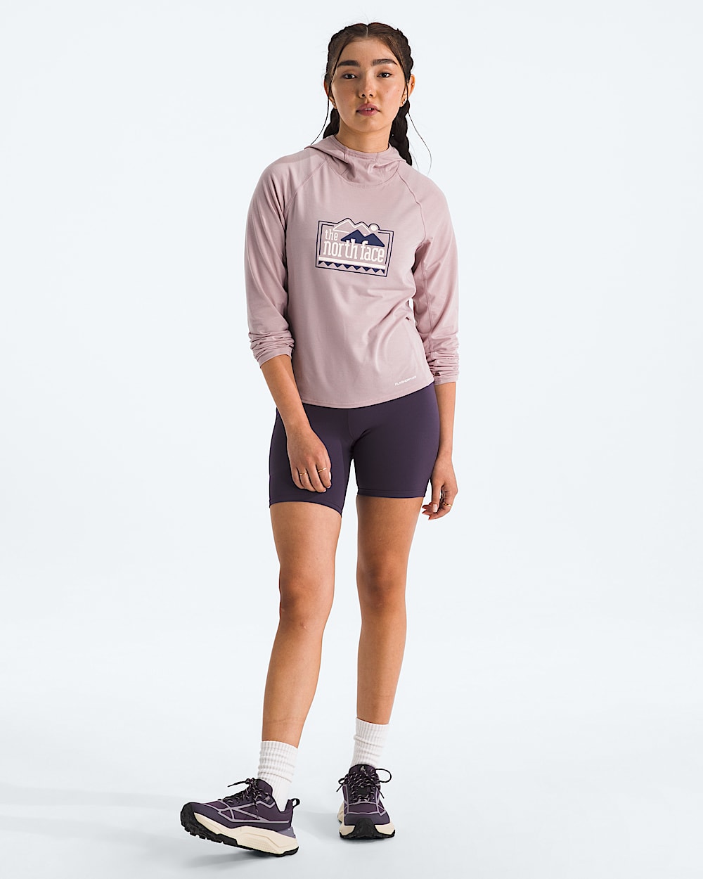 Womens Adventure Explore Pin Hoodie TNF HERO2