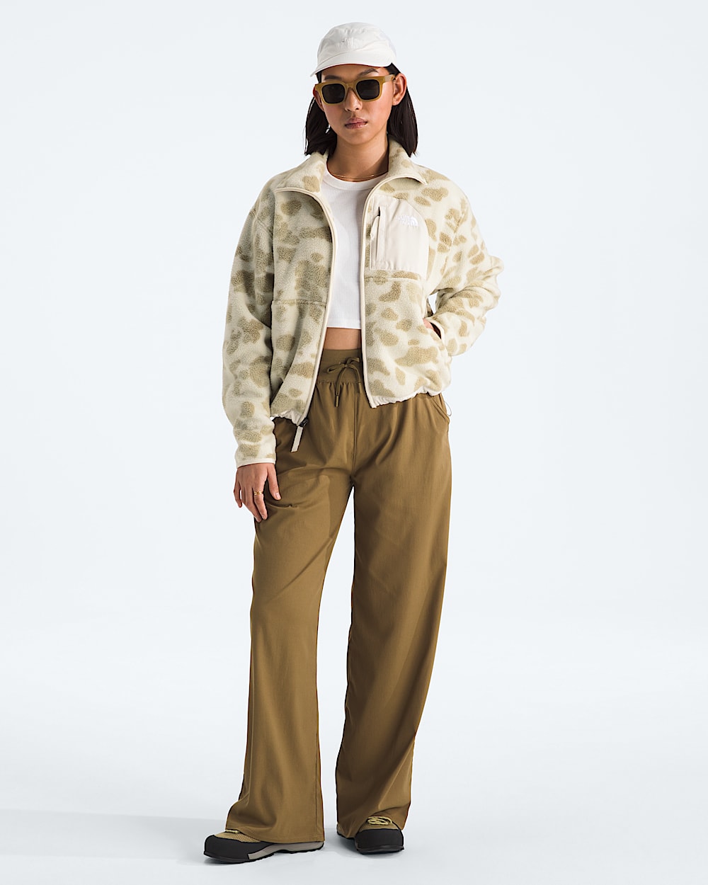 Womens Yumiori Off Peak FullZip JacketPrint TNF HERO2