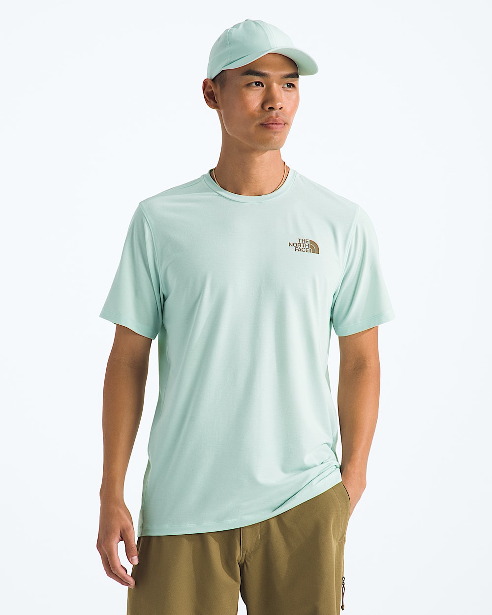 Mens Adventure Campfire ShortSleeve Tee TNF BACK