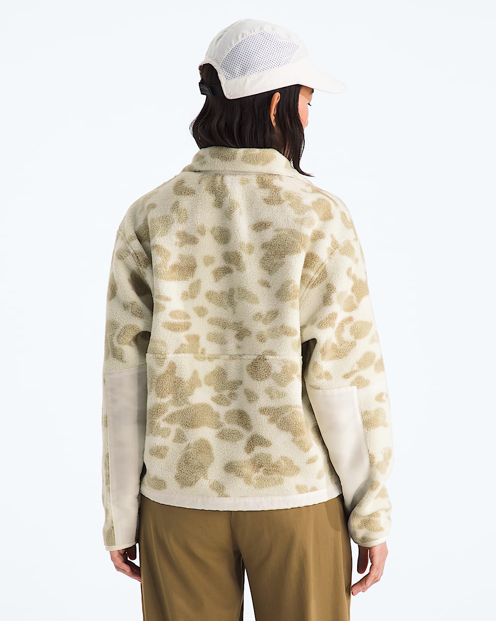 Womens Yumiori Off Peak FullZip JacketPrint TNF BACK