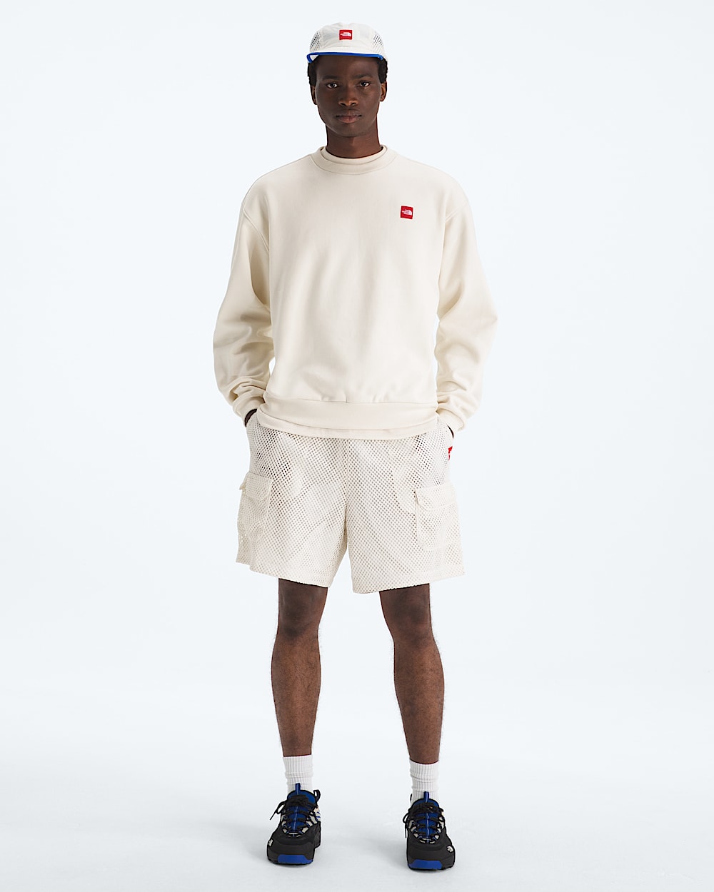 Mens TNF Red Box Crew TNF HERO2