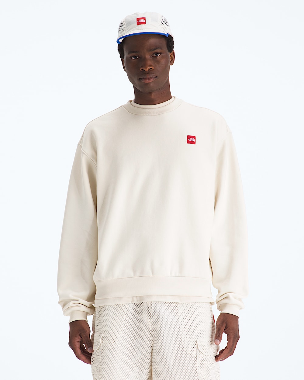 Mens TNF Red Box Crew TNF HERO