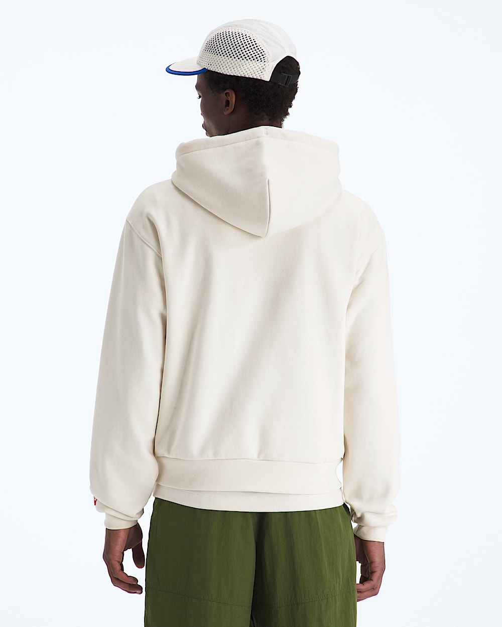 Mens TNF Red Box Hoodie TNF BACK