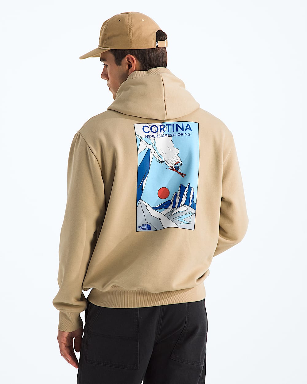 Unisex Mountain Celebration Relaxed HoodieGraphic TNF HERO2