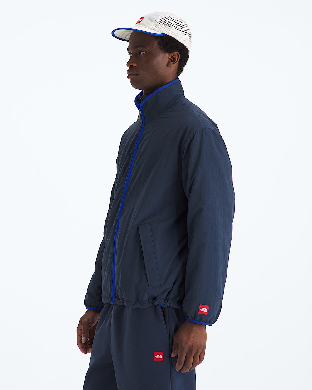TNF Red Box Reversible Fleece Jacket TNF MODEL34