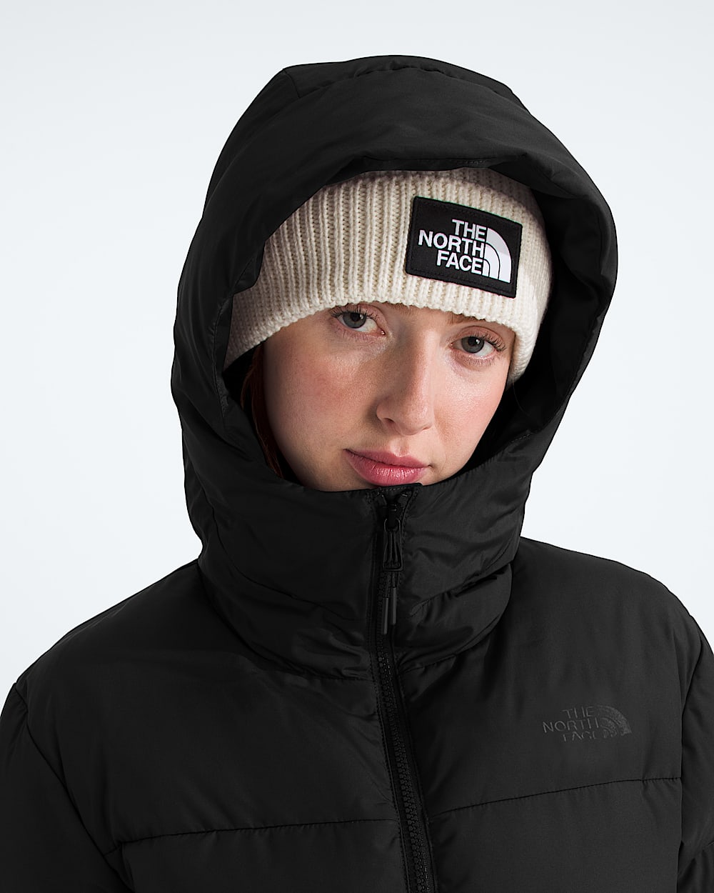 Womens Explore Farther Parka TNF MODELHOOD2