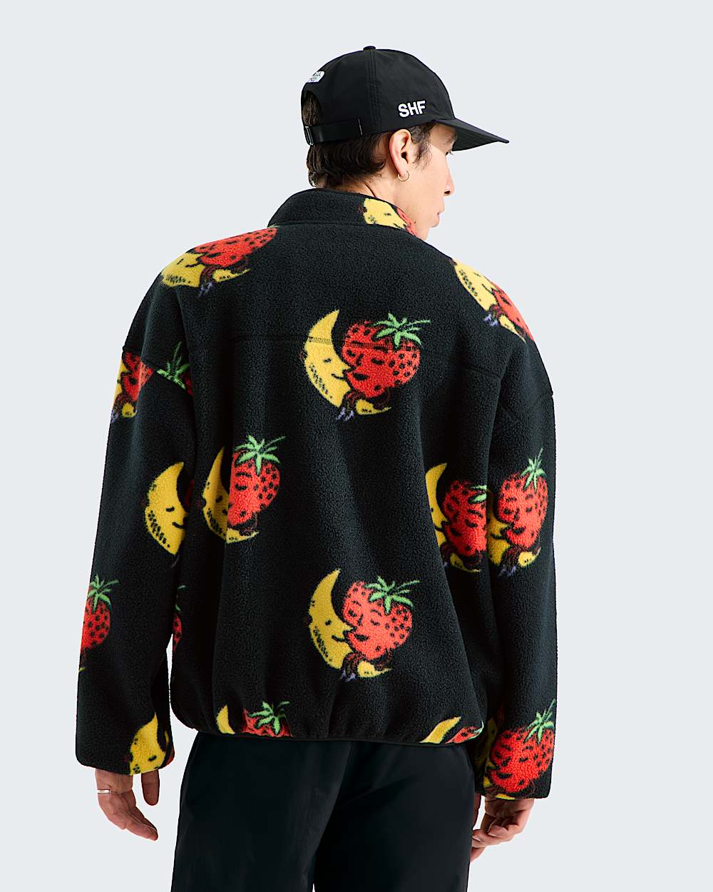 TNF x Sky High Farm Goods Fleece Zip TNF BACK