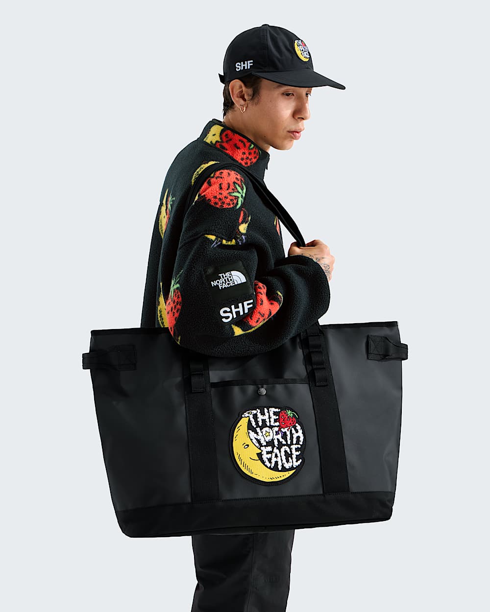TNF x Sky High Farm Goods Tote TNF MODELBACK