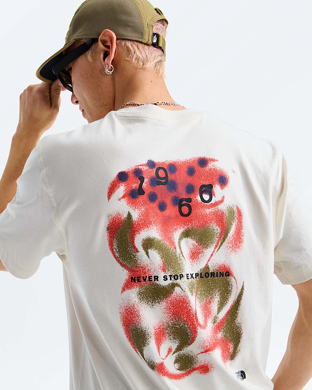 Mens 1966 Motion Relaxed ShortSleeve TeeGraphic TNF HERO2
