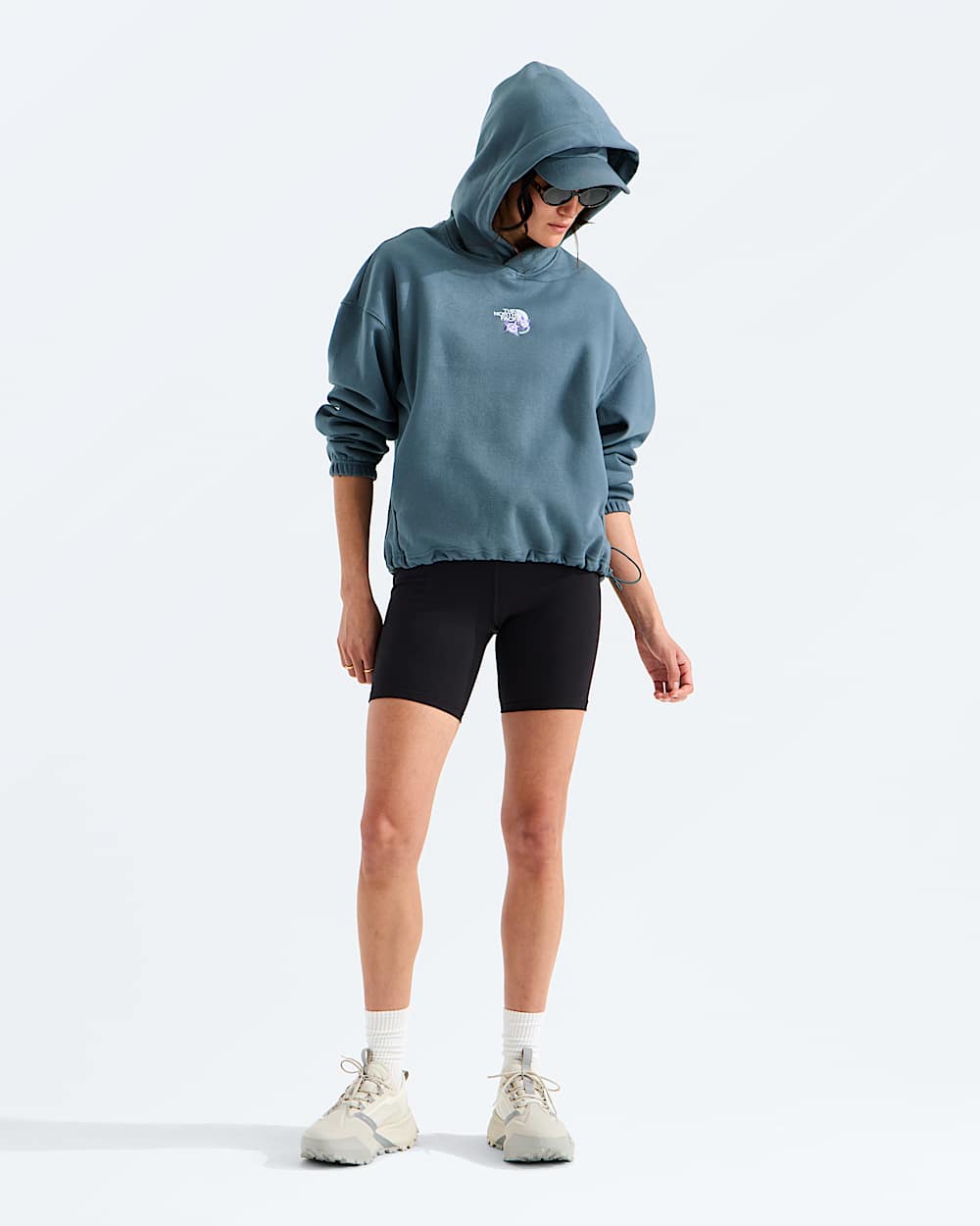 Womens Places We Love HoodieRockies Blue Columbine TNF HERO2