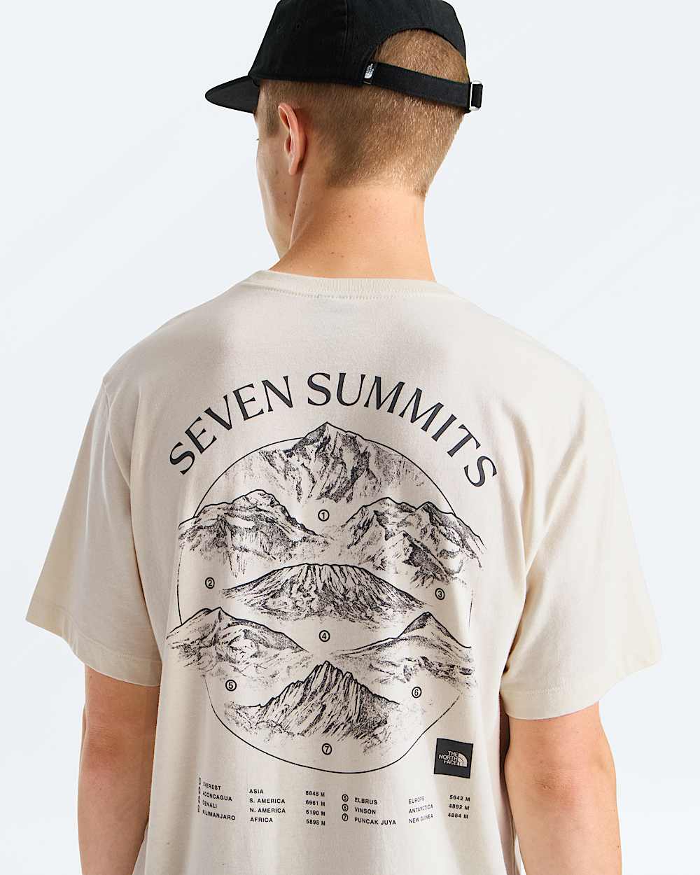 Mens Places We Love ShortSleeve TeeSeven Summits TNF HERO2