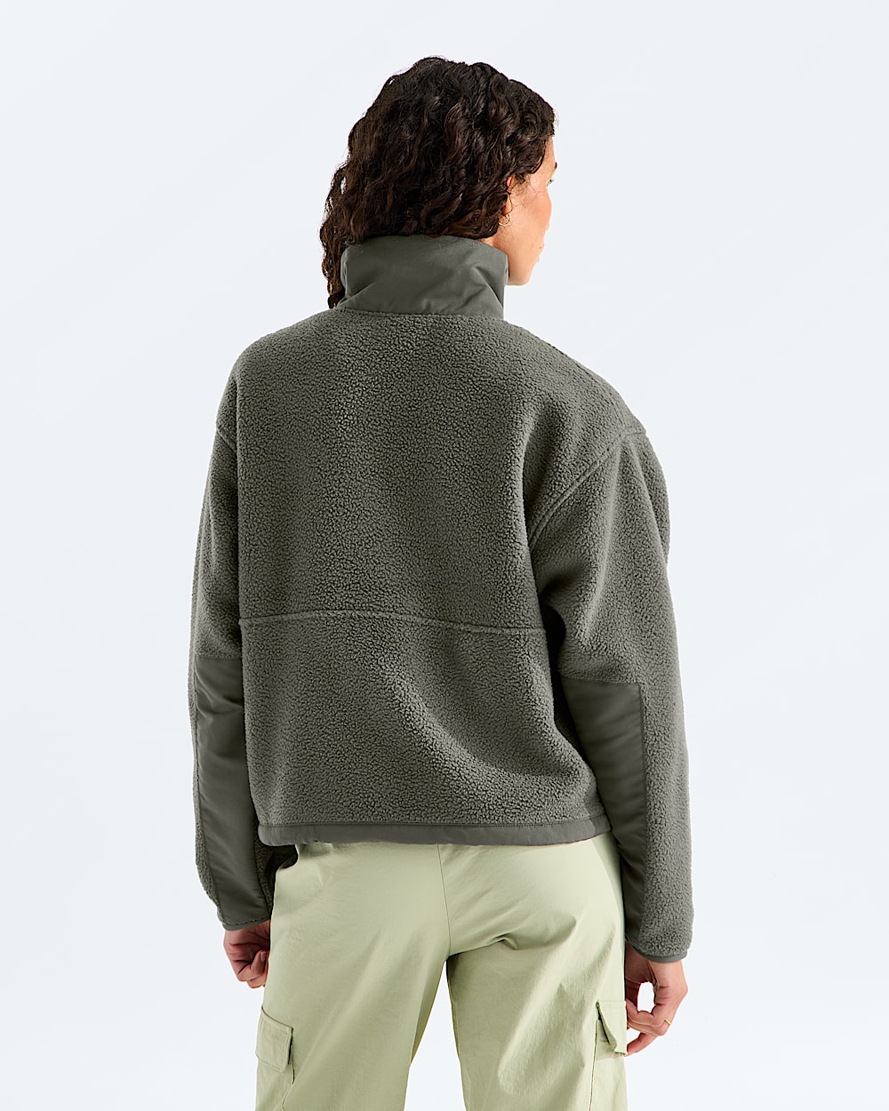 Womens Yumiori Off Peak Zip Jacket TNF BACK