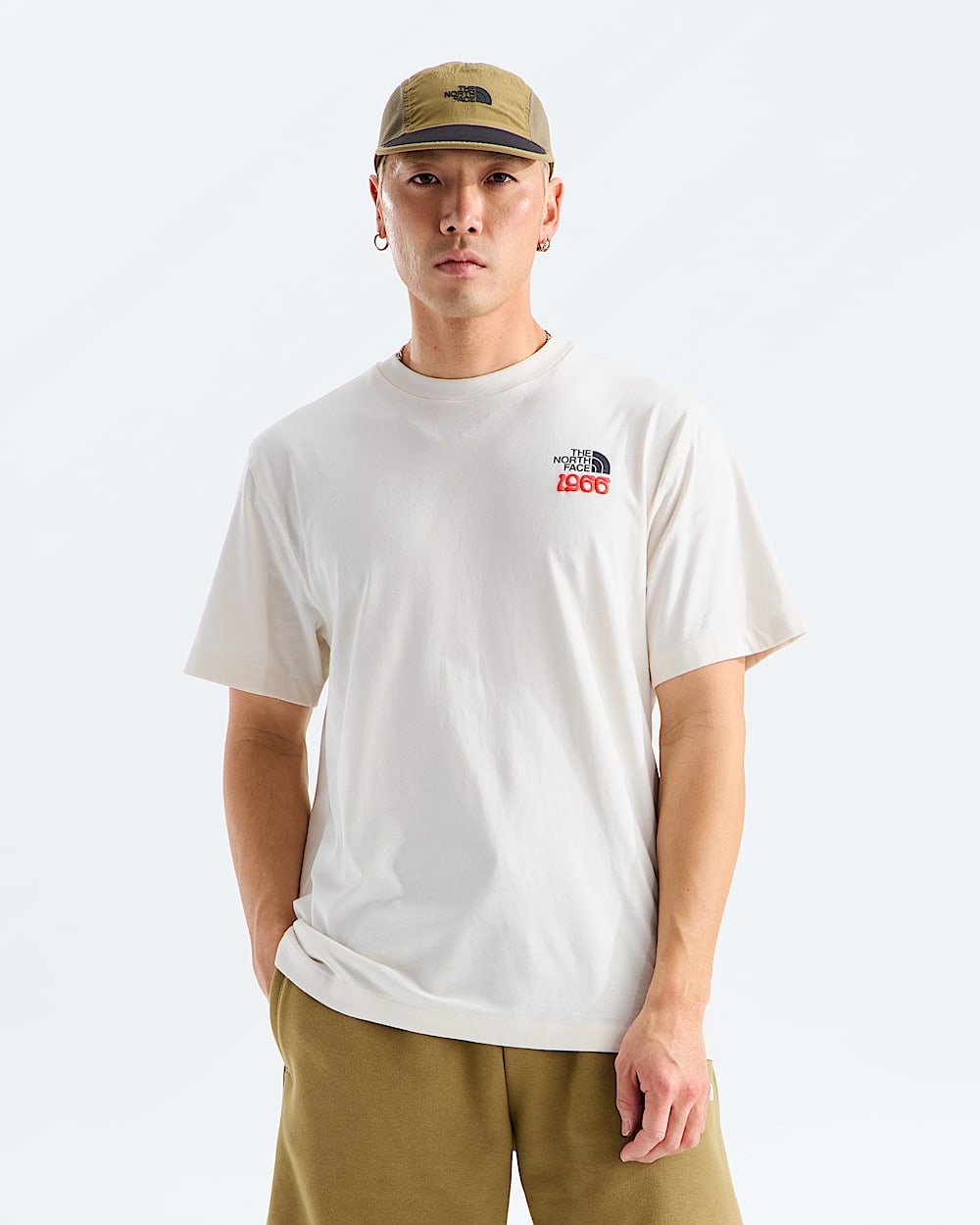 Mens 1966 Motion Relaxed ShortSleeve TeeGraphic TNF BACK